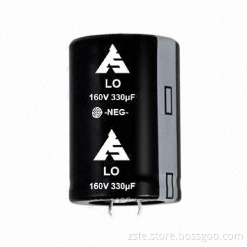 Snap-in Aluminum Electrolytic Capacitor, LO, 160V/330uf